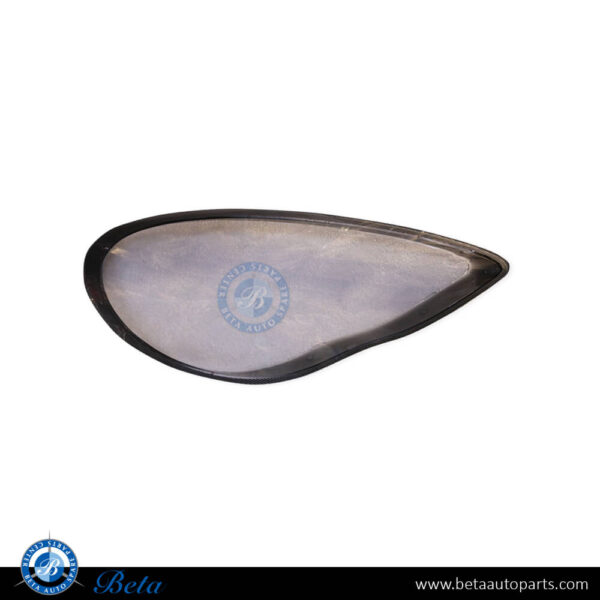 Porsche Panamera (2010-2013), Headlamp Lens - Silver (Right), China, 97063115654