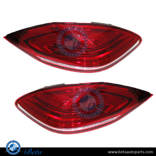 Porsche Panamera (2010-2013), Tail Lamp Upgrade to 2014 Look, China, 97063141104 / 97063141204
