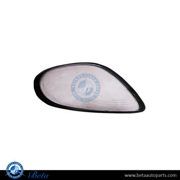 98163111106-porsche-boxter-cayman-headlamp-lens-left-china-parts-1.jpg Porsche Boxster / Cayman (2013-2016), Headlamp Lens (Left), China, 98163111106
