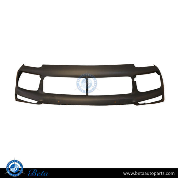 Porsche Cayenne (2018-Up), Front Bumper with Park Assist (Basic), Taiwan, 9Y0807217G2X