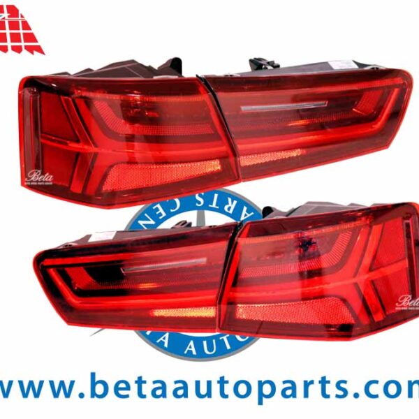 Audi A6 (2011-2014), Tail Lamp Upgrade to 2015 LED Look with Dynamic Indicator, Taiwan
