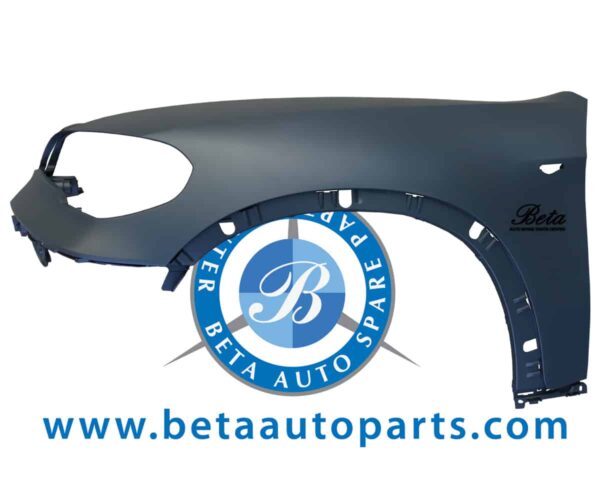 BMW X5 E70 (2007-2010), Front Fender without Washer - Plastic (Left), Taiwan, 51657222991