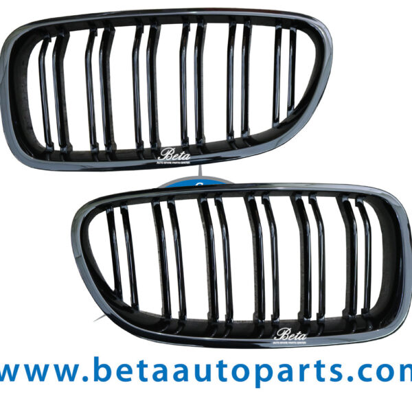 BMW 5 Series F10 (2010-2016), Radiator Grille M5 Look (Gloss Black), China, 51138057223 / 51138057224