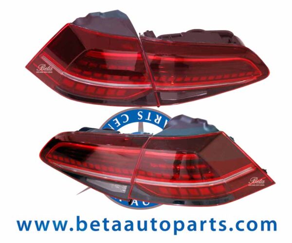 Volkswagen Golf 7 (2013-2016), Tail Lamp Upgrade to 7.5 LED Look, China, 5G0945207G / 5G0945208G