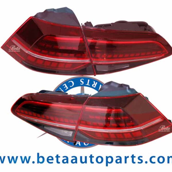 Volkswagen Golf 7 (2013-2016), Tail Lamp Upgrade to 7.5 LED Look, China, 5G0945207G / 5G0945208G