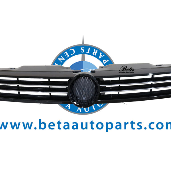 Volkswagen Jetta (2012-2014), Radiator Grille (Black and Chrome), China, 5C6853651AZLL