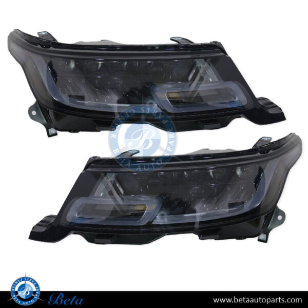 LR054713-LR054705-rangerover-sport-headlight-upgrade-to-2018-look-4-lens-type.jpg Range Rover Sport (2013-2017), Headlamp Upgrade to 2018 High++ Look (4 Lens), China, LR054713 / LR054705