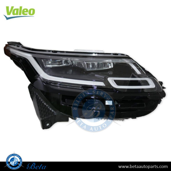 Range Rover Velar (2017-Up), Headlamp LED High + (Right), Valeo, LR108328