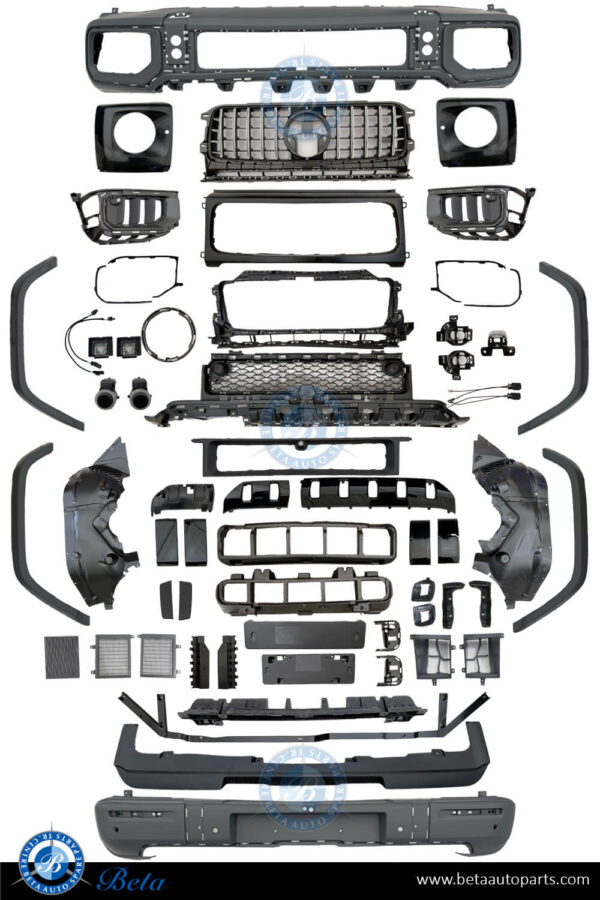 Mercedes G-Class W463 (2018-Up), Body Kit Upgrade to AMG G63 2025 Look, China