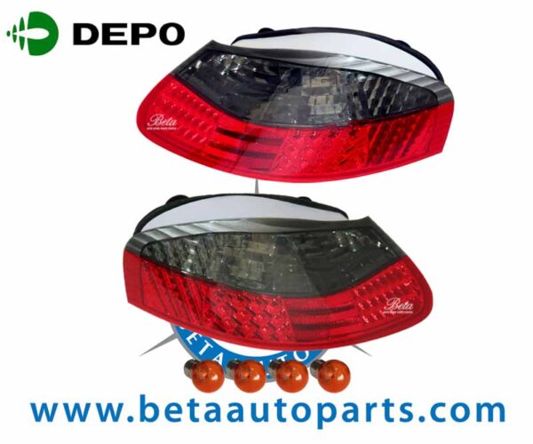 Porsche Boxster (1996-2004), Tail Lamp LED (Red and Smoke), Depo