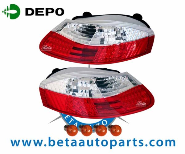 Porsche Boxster (1996-2004), Tail Lamp LED (Red and Clear), Depo