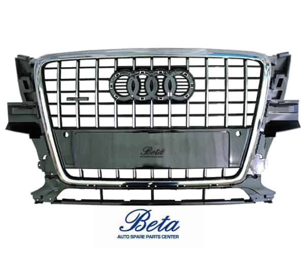 Q5-GRILL-S-LINE-T-8R0-853-651-PT94-TAIWAN.jpg Audi Q5 Standard / S-Line (2009-2012), Radiator Grille with PDC, China, 8R0853651PT94