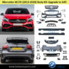 Mercedes A-Class W176 (2013-2018), Body Kit Upgrade To AMG A45, China