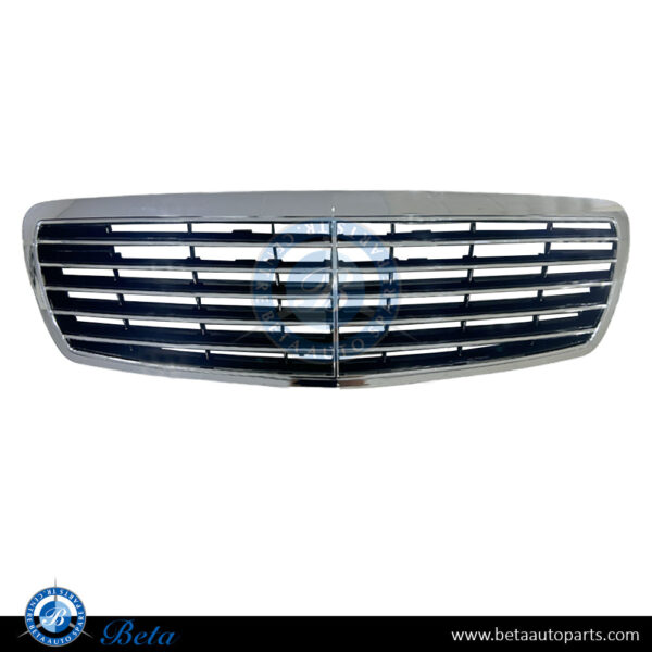 T-211-880-05-83.jpg Mercedes E-Class W211 (2003-2005), Radiator Grille with Black Moulding (Avantgarde), Taiwan, 2118800583