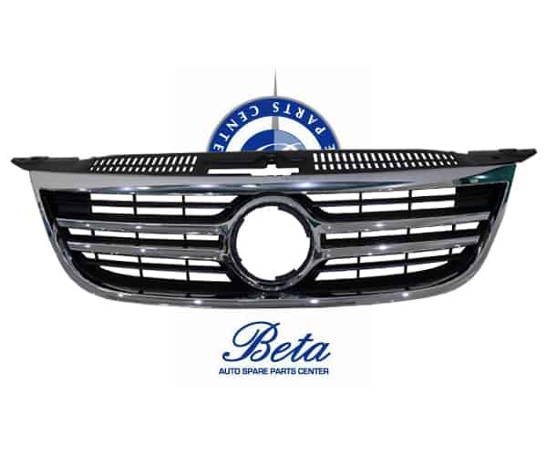 Volkswagen Tiguan (2008-2011), Radiator Grille (Black and Chrome), Taiwan, 5N08536512ZZ