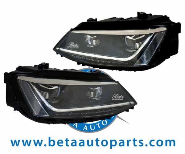 VW-JETTA-HEAD-LAMP-SET-MODIFIED-LED-JETTA6-12-16-DOWN-FULL-LED-B8-5C7941005-6-B8-SET-FROM-CHINA.jpg Volkswagen Jetta (2012-2018), Headlamp Upgrade to LED Look, China, 5C7941005B8 / 5C7941006B8