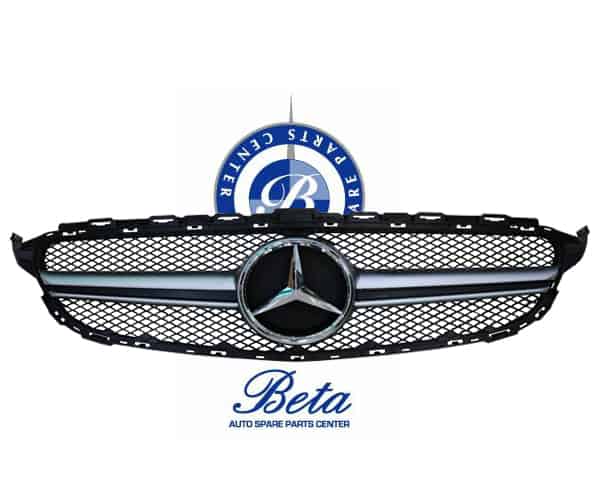 W205-GRILL-2058880523-CHINA.jpg Mercedes C-Class W205 (2015-2018), Radiator Grille AMG C63 Look without Camera Hole, China, 2058880523