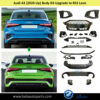 Audi A3 Sedan (2020-2024), Body Kit Upgrade To RS3 Look, China