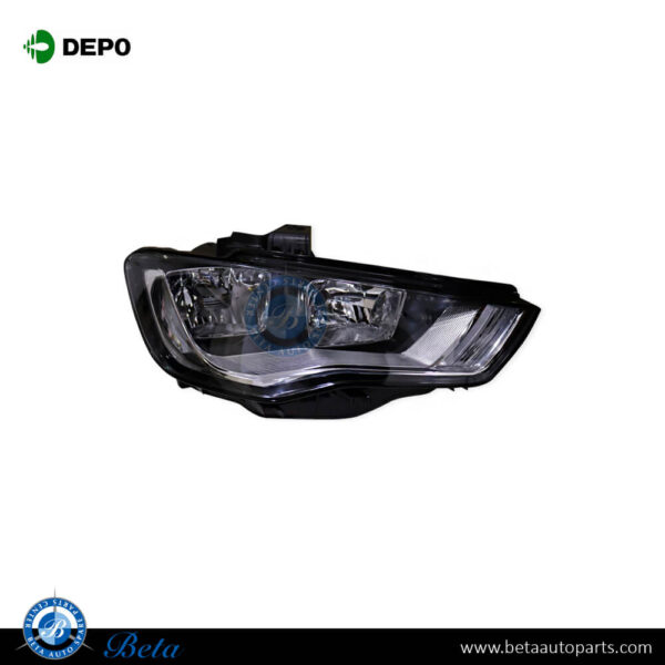 Audi A3 (2013-2016), Headlamp Normal (Right), Depo, 8V0941004