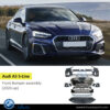 Audi A5-S-Line (2020-2024), Front Bumper with PDC with Park Assist with Washer with Radiator Grille, China, 8W6807065AE