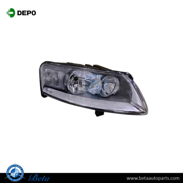 Audi A6 (2004-2008), Headlamp Normal (Right), Depo, 4F0941004A
