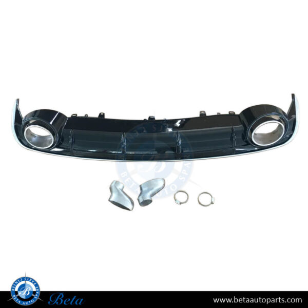 audi-a6-rs6-look-rear-diffuser-with-exhaust-tip-4G0807521.jpg Audi A6 (2015-2018), Rear Diffuser RS6 Look with Exhaust Tips for Standard, China, 4G0807521P