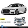 audi-a6-s-line-front-bumper_4a80dd42-73dd-4cba-aab4-b3d2c731250e.jpg Audi A6 S-Line (2019-Up), Front Bumper with Park Assist with Radiator Grille, China, 4K0807065C