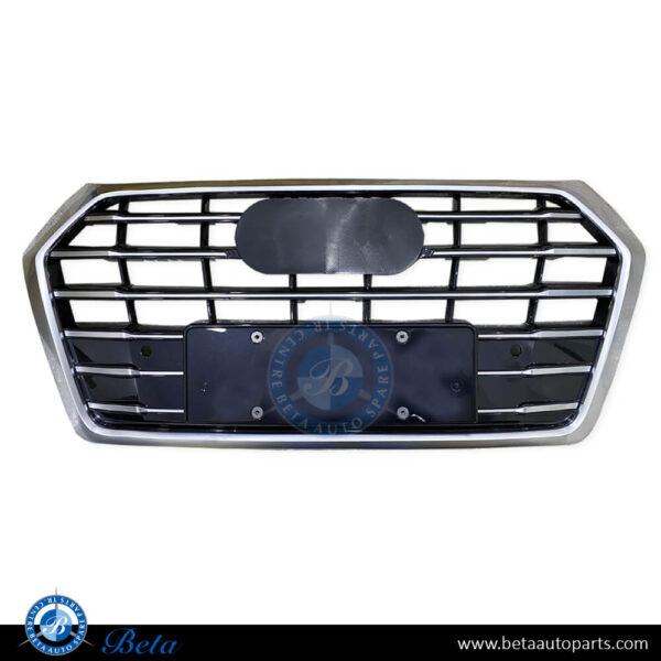 audi-q5-grille-2018-up-black-chrome-80a853651-spare-parts.jpg Audi Q5 Standard / S-Line (2018-2020), Radiator Grille (Black and Chrome), China, 80A853651JRN4