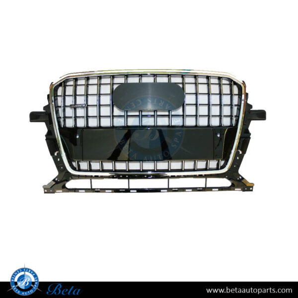 Audi Q5 (2013-2017), Radiator Grille with PDC with License Plate, China, 8R0853651R