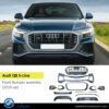 Audi Q8 S-Line (2019-Up), Front Bumper with Radiator Grille, China, 4M8807065B