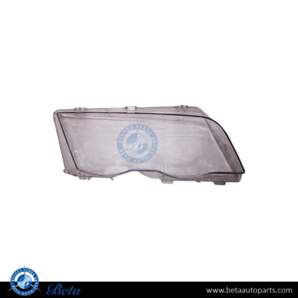 BMW 3 Series E46 (1998-2001), Headlamp Lens (Right), China, 63128380190