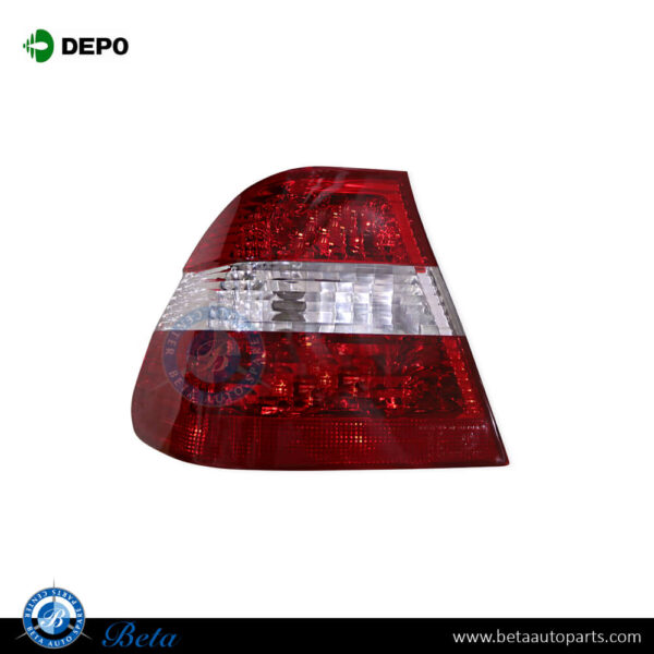 BMW 3 Series E46 LCI (2002-2004), Tail Lamp Outer - Clear (Left), Depo, 63216946535