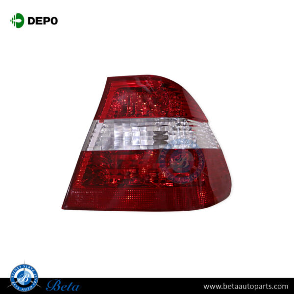 BMW 3 Series E46 LCI (2002-2004), Tail Lamp Outer - Clear (Right), Depo, 63216946536