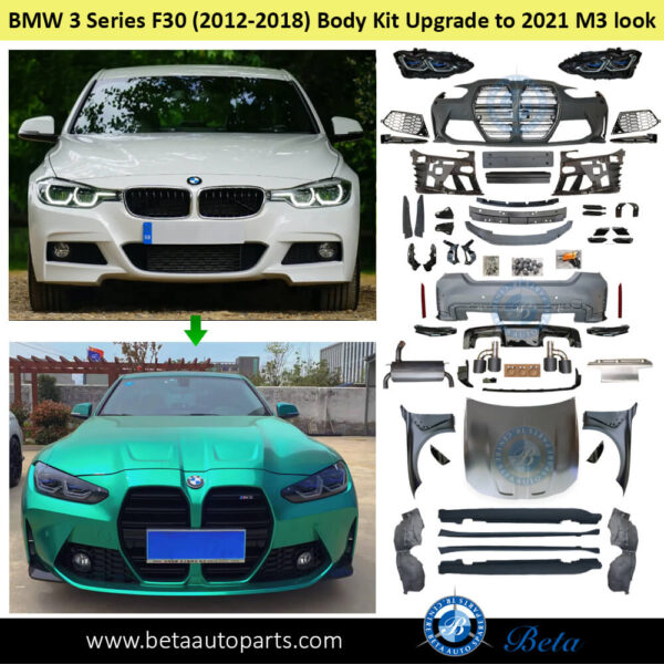 bmw-3-series-f30-conversion-kit-upgrade-to-2021-m3-look-front.jpg BMW 3 Series F30 (2012-2018), Body Kit Conversion Upgrade to G80 M3 Look, China