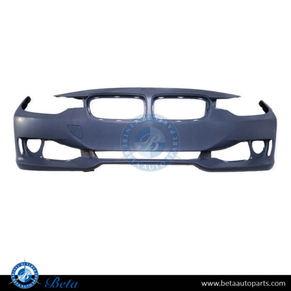 BMW 3 Series F30 (2012-2015), Front Bumper without PDC / APR / PMA / Camera Hole (Basis), Taiwan, 51117292991