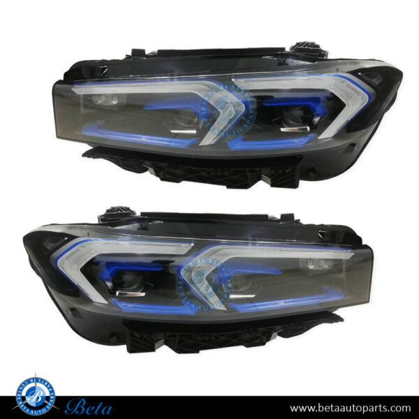 BMW 3 Series G20 (2019-2022), Headlamp Upgrade from Adaptive LED to 2023 LCI Laser Look, China, 63118496155 / 63118496156