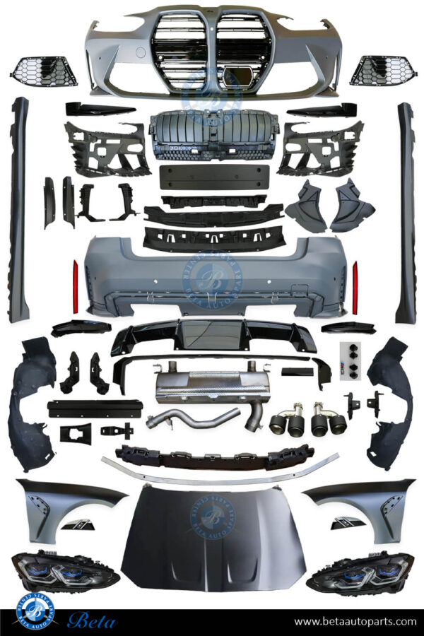 BMW 3 Series G20 (2019-2022), Body Kit Conversion Upgrade to M3 Look, China