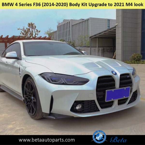 bmw-4-series-f36-conversion-kit-upgrade-to-2021-m4-look-side.jpg BMW 4 Series F36 (2014-2020), Body Kit Conversion Upgrade to 2021 M4 Look (4 Door), China