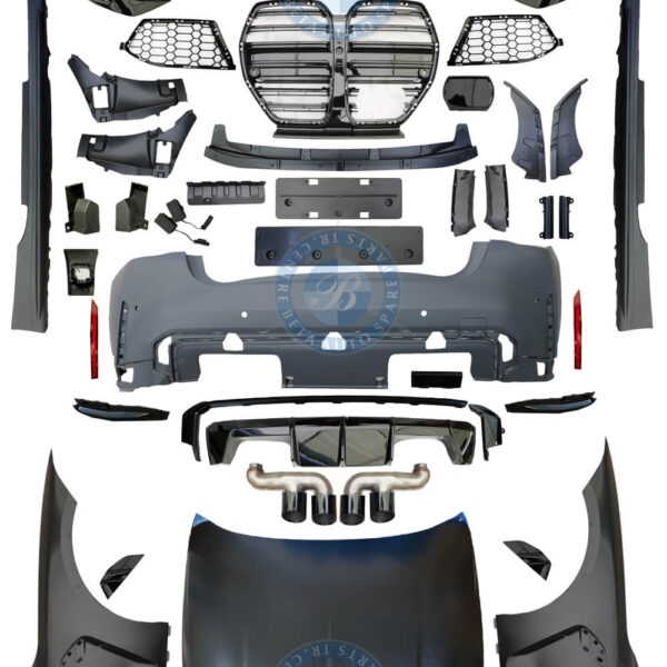 bmw-4-series-g22-body-kit-upgrade-converiosn-kit-m4-look.jpg BMW 4 Series G22 / G23 (2021-Up), Body Kit Conversion Upgrade To M4 Look, China