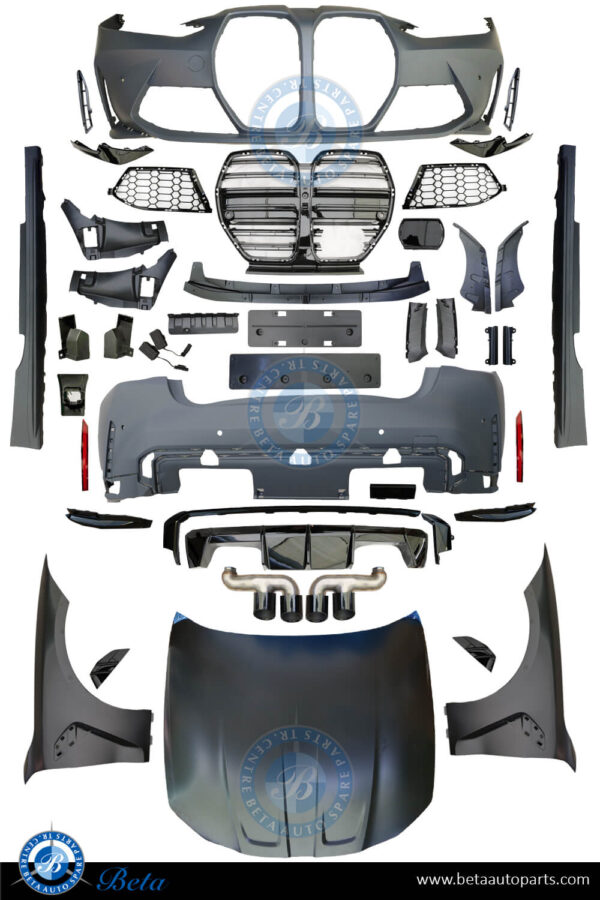 BMW 4 Series G22 / G23 (2021-Up), Body Kit Conversion Upgrade To M4 Look, China