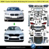 BMW 5 Series F10 (2010-2013), Body Kit Conversion Upgrade to G30 LCI M5 Look, China