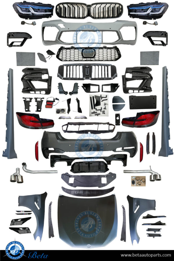 BMW 5 Series F10 (2010-2013), Body Kit Conversion Upgrade to G30 LCI M5 Look, China