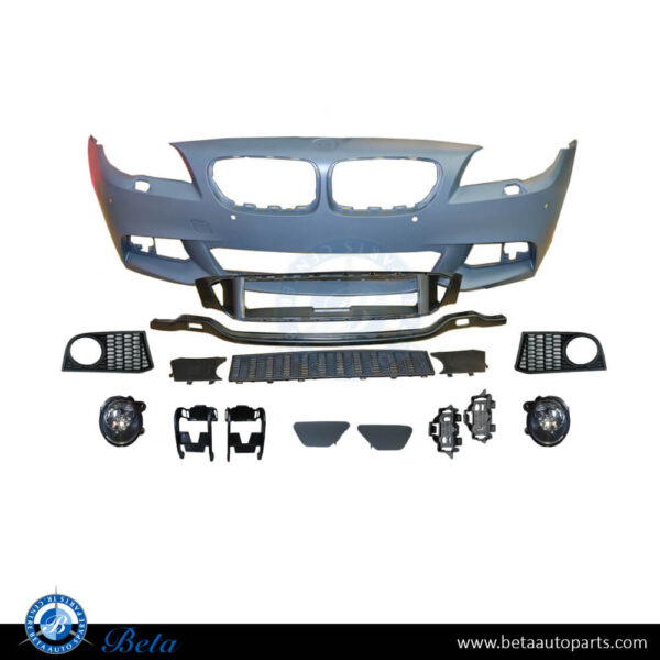 bmw-5-series-f10-front-bumper-m-tech-2010-2013-taiwan-51118048668-spare-parts.jpg BMW 5 Series F10 (2010-2013), Front Bumper M-Tek with PDC with Washer and Fog Lamp Hole, Taiwan, 51118053874