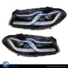 BMW 5 Series F10 (2010-2013), Headlamps Upgrade From Xenon to G30 LCI Look, China, 63117271909 / 63117271910