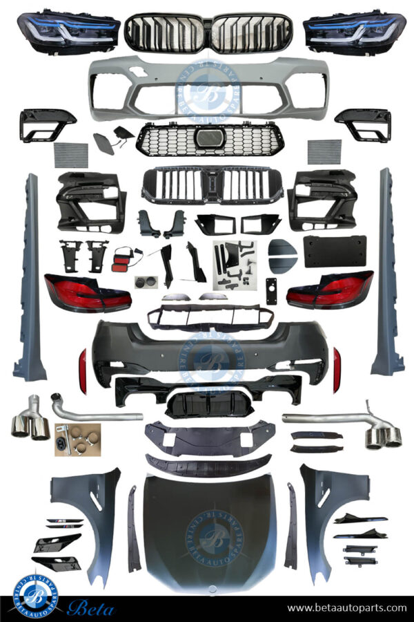 BMW 5 Series F10 LCI (2014-2016), Body Kit Conversion Upgrade to G30 LCI M5 Look, China