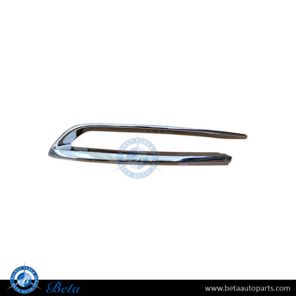 BMW 5 Series F10 LCI (2014-2016), Rear Bumper Moulding Luxury - Chrome (Right), Taiwan, 51127341676
