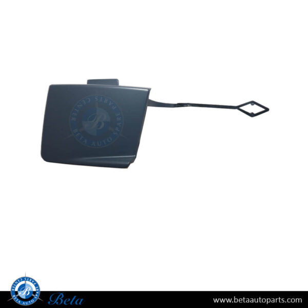 BMW 5 Series F10 LCI (2014-2016), Rear Bumper Tow Cover - Modern/Luxury (Lines), Taiwan, 51127332777