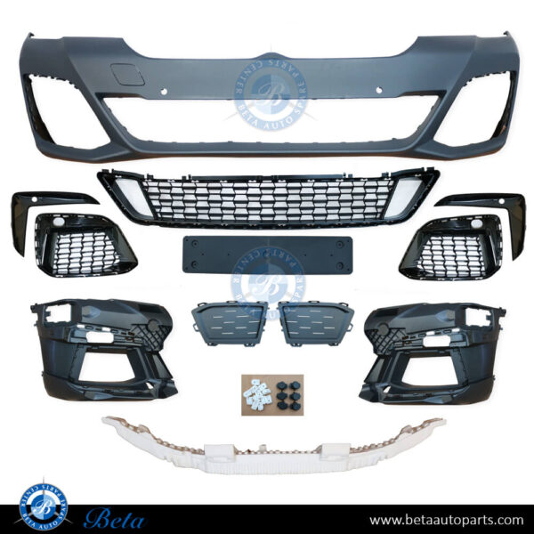 BMW 5 Series G30 LCI (2021-2023), Front Bumper M-Tek with PDC with Park Assist without ACC, Taiwan