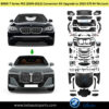 BMW 7 Series F02 (2009-2012), Body Kit Conversion Upgrade to G70 M-Tek Look, China