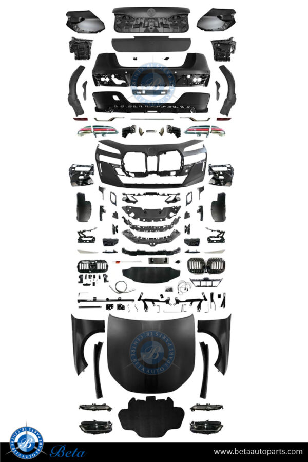 BMW 7 Series F02 (2009-2012), Body Kit Conversion Upgrade to G70 M-Tek Look, China